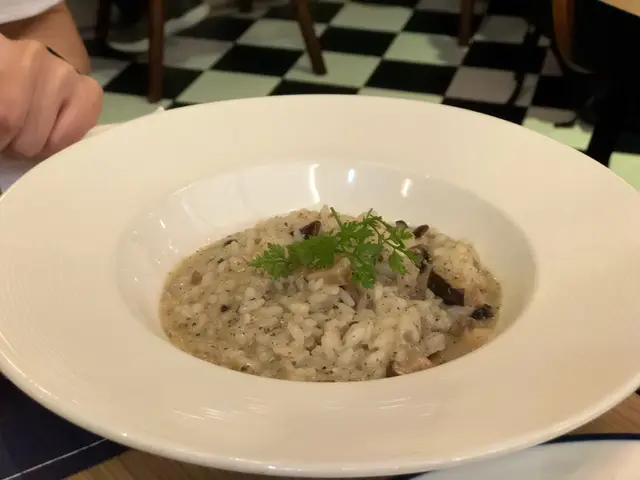 黑松露野菌燴飯伴白酒蘑菇汁