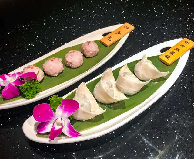 四合丸+豚肉韭菜餃