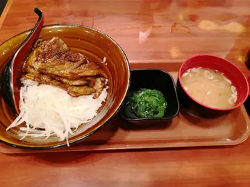 十勝烤薄豬扒飯