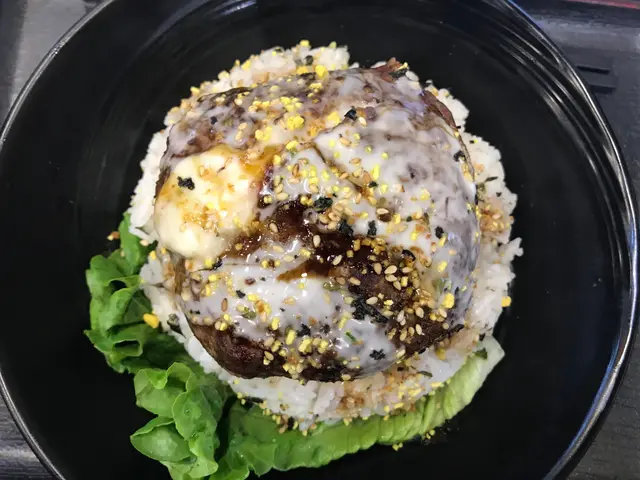 芝士漢堡排飯