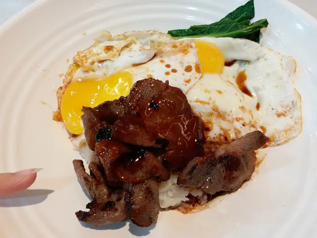 即烤黑毛豬叉燒大碗飯