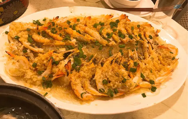 蒜蓉開邊蒸蝦（斤半）