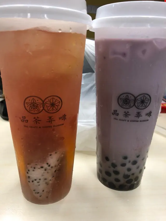 洛神花水果茶&香芋珍奶