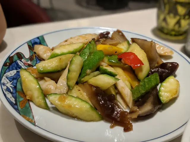 翡翠淮山炒素遼參
