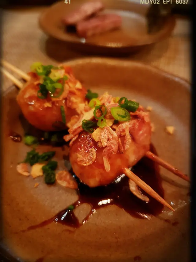 網油豬腦卷($38)