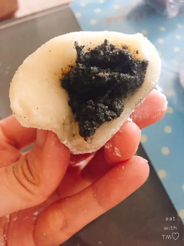 皮太厚 芝麻餡有少少出水