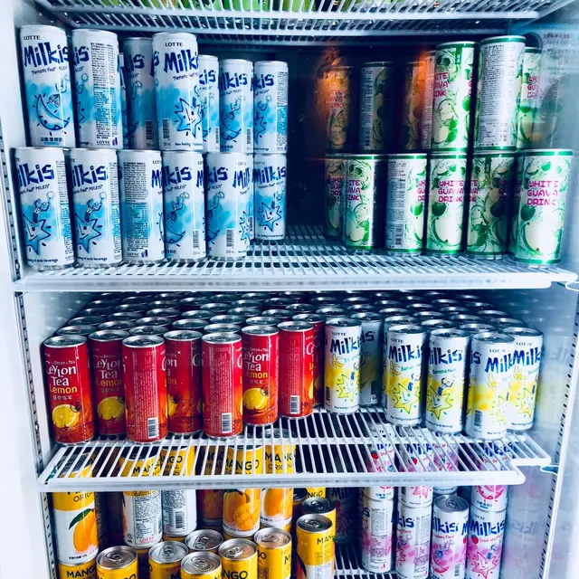 自助式取飲品