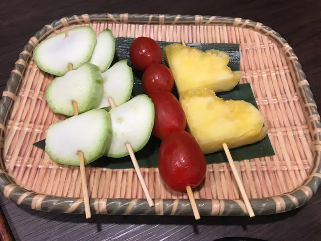 翠玉瓜、車厘茄、菠蘿