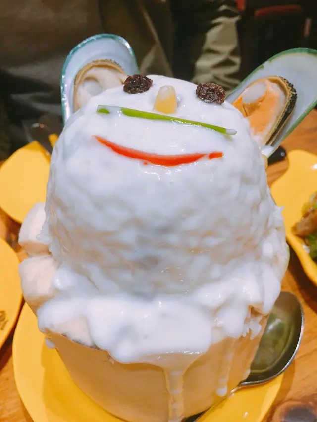 椰青海鮮焗飯