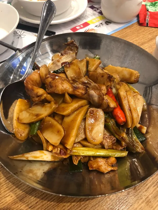 四川雞柳炒年糕