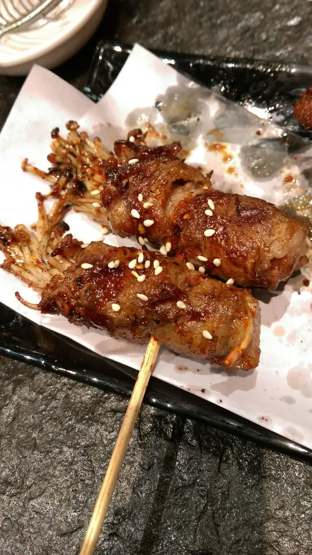 燒金菇牛肉卷