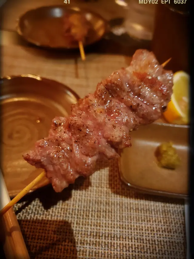 豬顎骨肉串（$38）