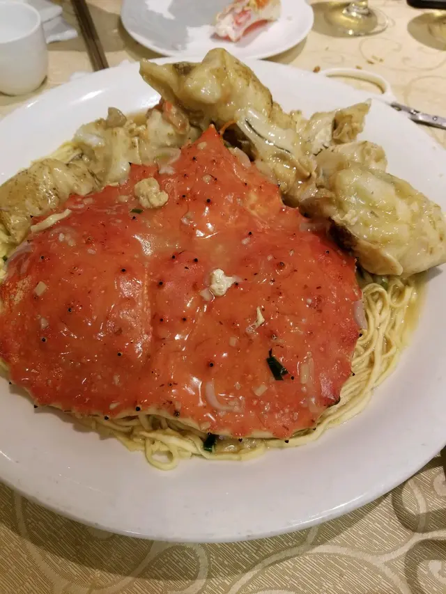 阿拉斯加蟹 伊麵底