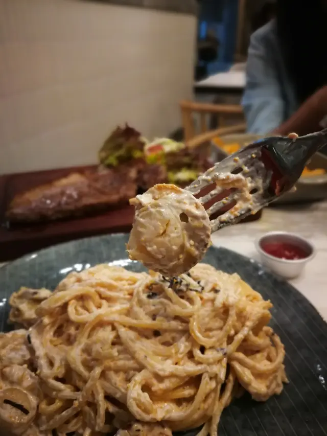 想食。明太子意粉