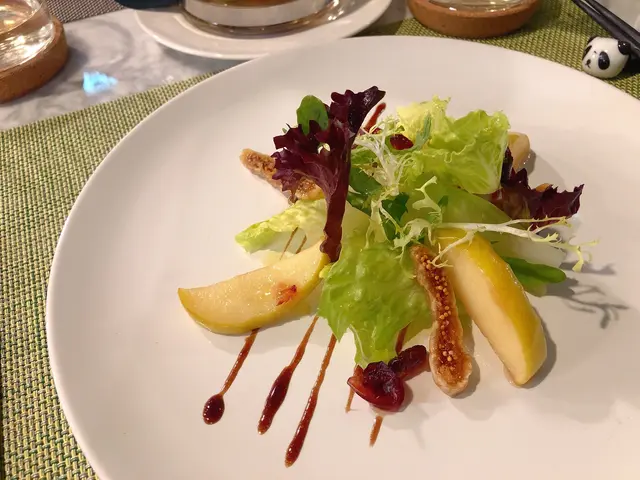 無花果紅莓乾烤蘋果沙律