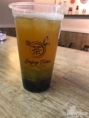 百香奇異果🥝綠茶加珍珠 - 新蒲崗的享茶