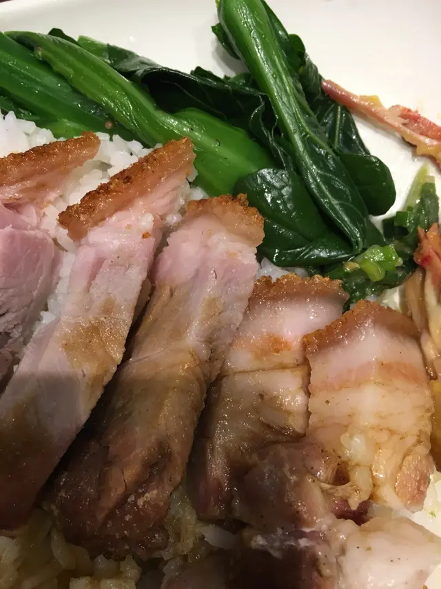 燒肉是拼砌而成