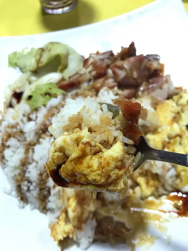 蛋x叉燒x飯x醬汁