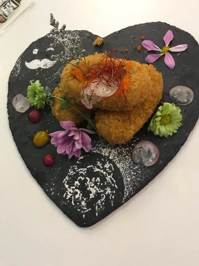 日本紅蟹忌廉流心薯餅