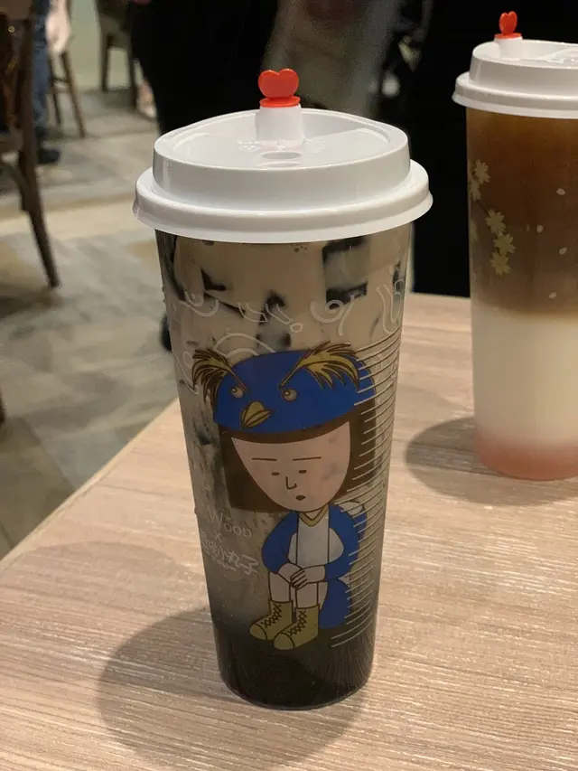 野口竹炭仙草奶茶