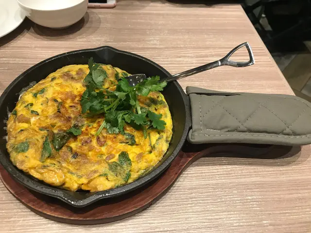 鐵板香草菜脯煎蛋