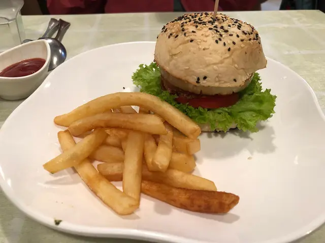 -燒菠蘿芝士素扒漢堡