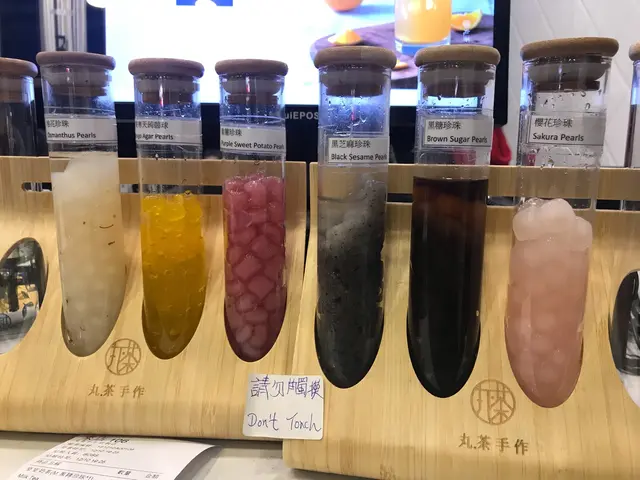 丸茶手作有好多特別口味嘅珍珠