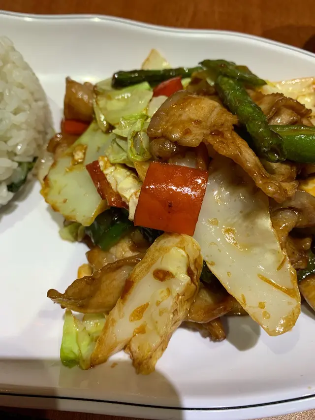 四季豆回鍋肉菜飯