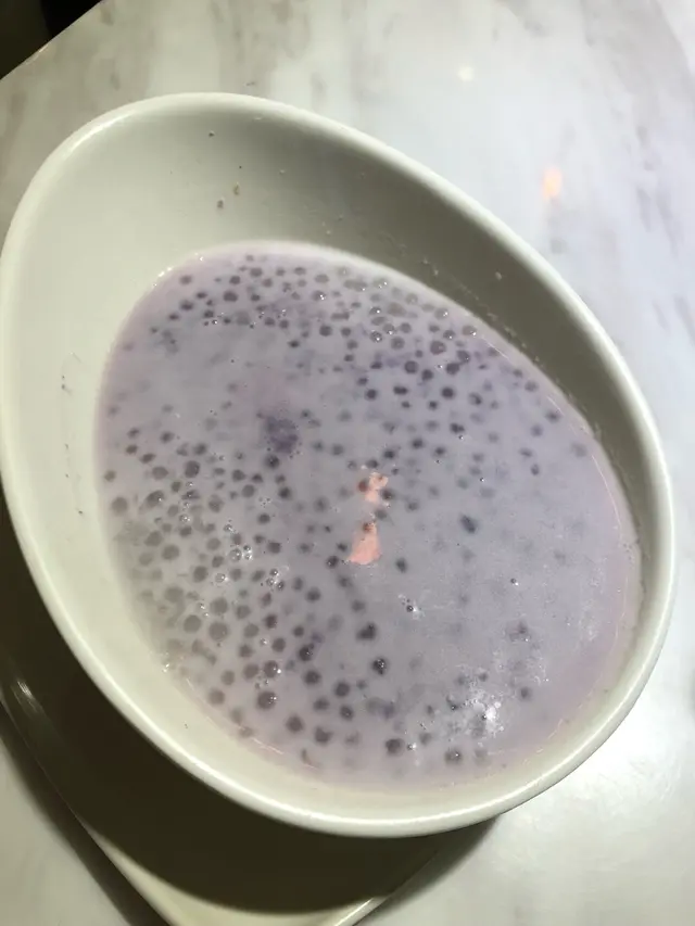 熱芋蓉椰汁西米 