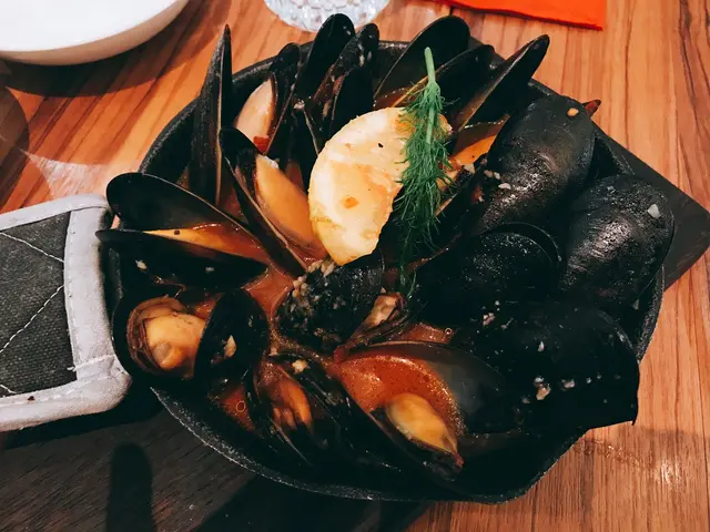白酒蒸蜆肉青口