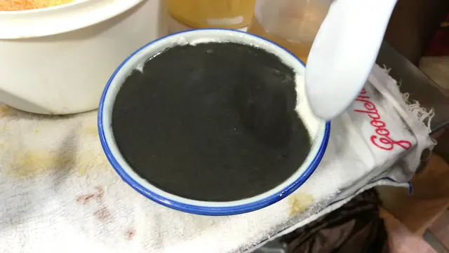 黑豆豆腐花拼芝麻糊