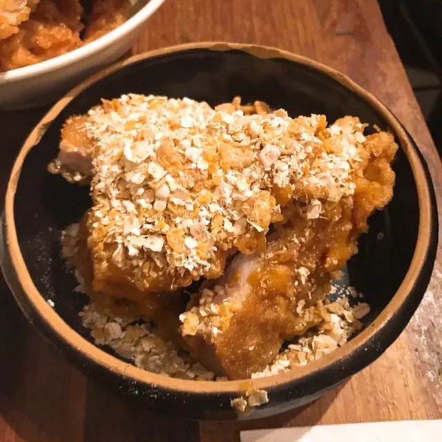 黃金鹹蛋燕麥豬扒