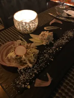 阿拉斯加蟹肉青蘋果柚子沙律配日本青森蘋果jelly