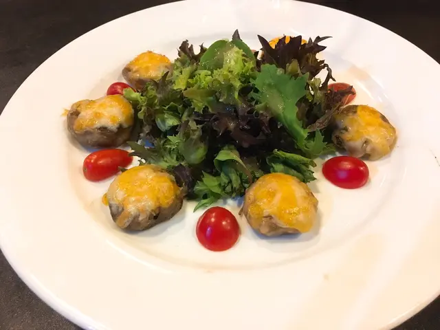 Mushroom Stuffed with Crab Meat