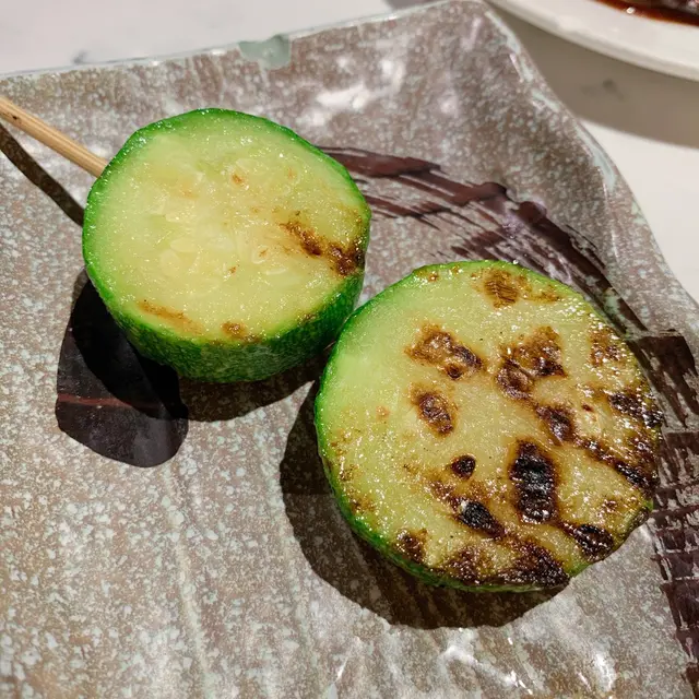牛油翠玉瓜串燒