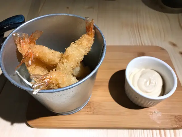 吉列虎蝦配柚子沙律醬