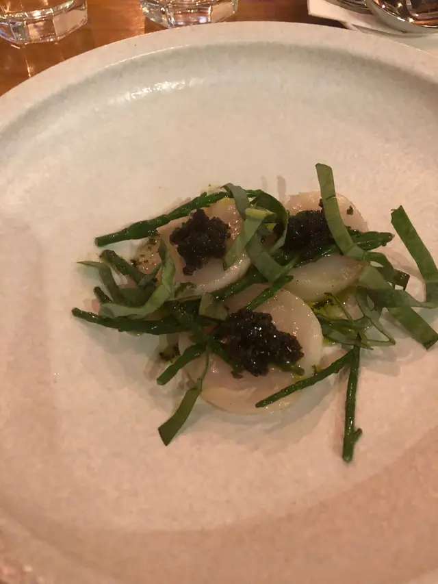 帶子魚子醬蠔的味道