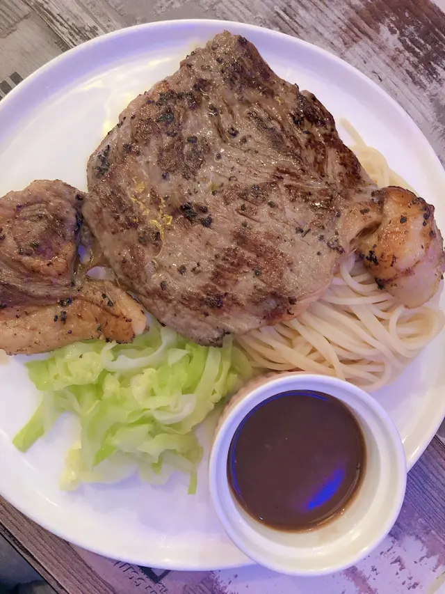 紐西蘭西冷排配意粉