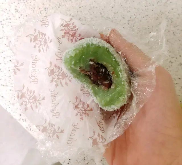 綠茶紅豆糯米滋