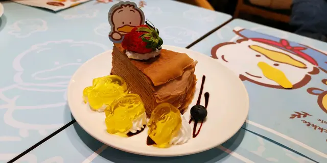 朱古力千層蛋糕連pitchi果凍