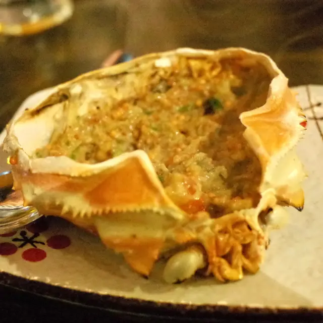 蟹味噌甲羅燒