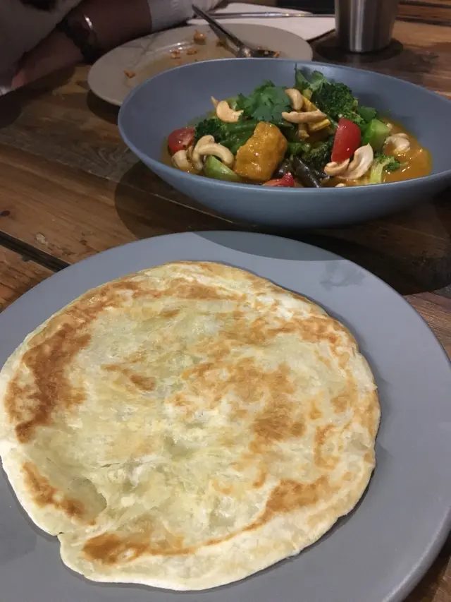 Vegetable Curry with Naan