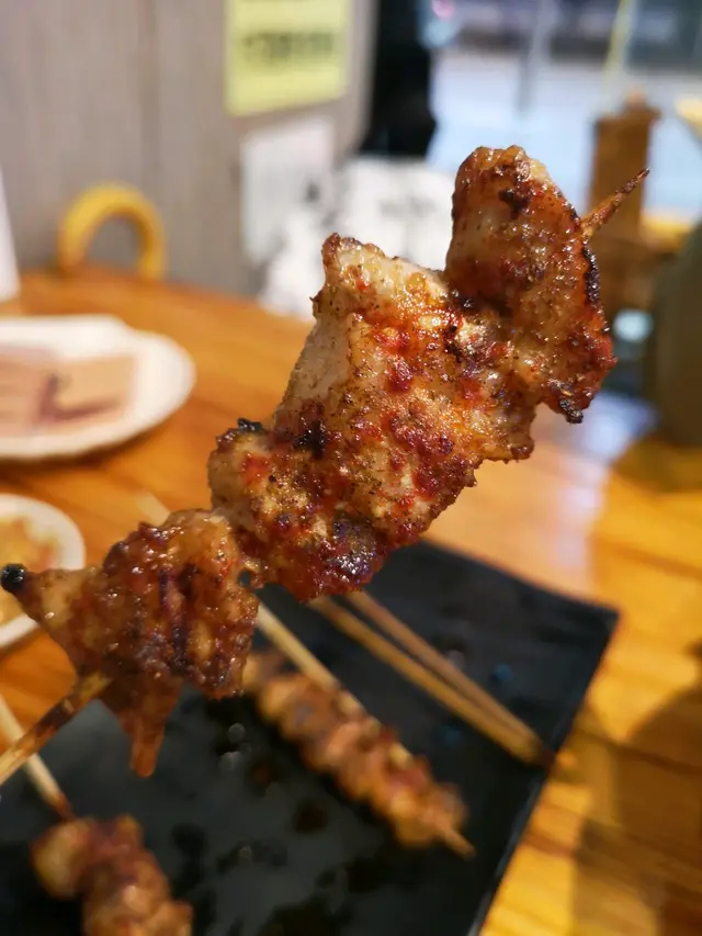 豬頸肉串燒