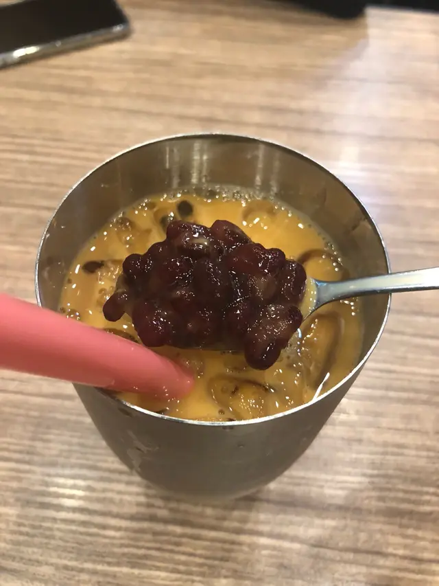 奶茶紅豆冰