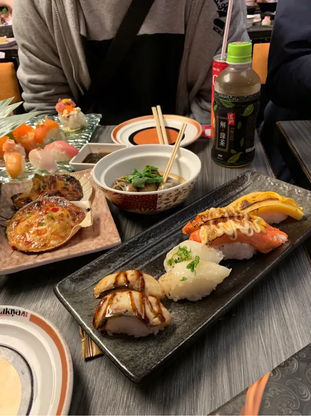 鰻魚`炙燒左口魚