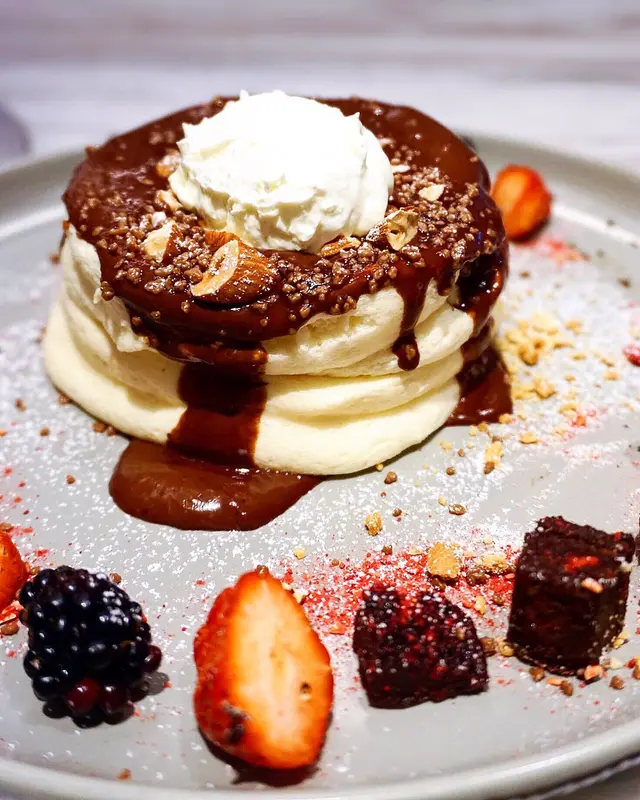 72% Dark Chocolate Pancakes