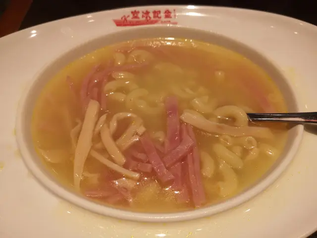 仿鮑魚絲火腿通粉