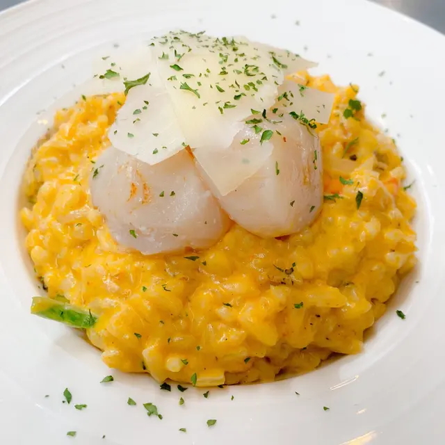 南瓜帶子意大利飯