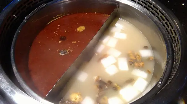 姬松茸冬瓜+血池麻辣湯