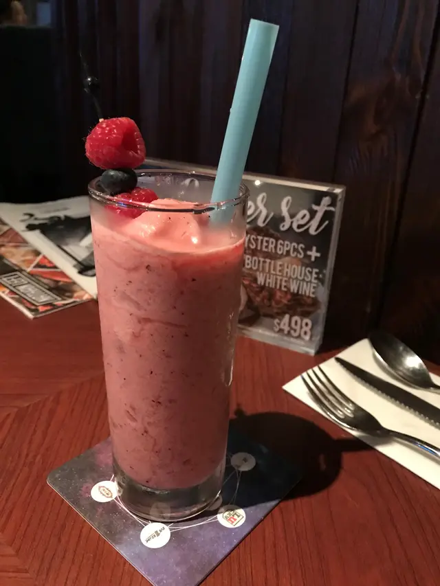 Home-Made Mix Berries Puree, Blueberry, Raspberry, Milk